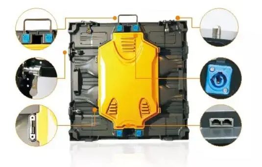 Indoor p5 rental led display screen 640x640mm rental led