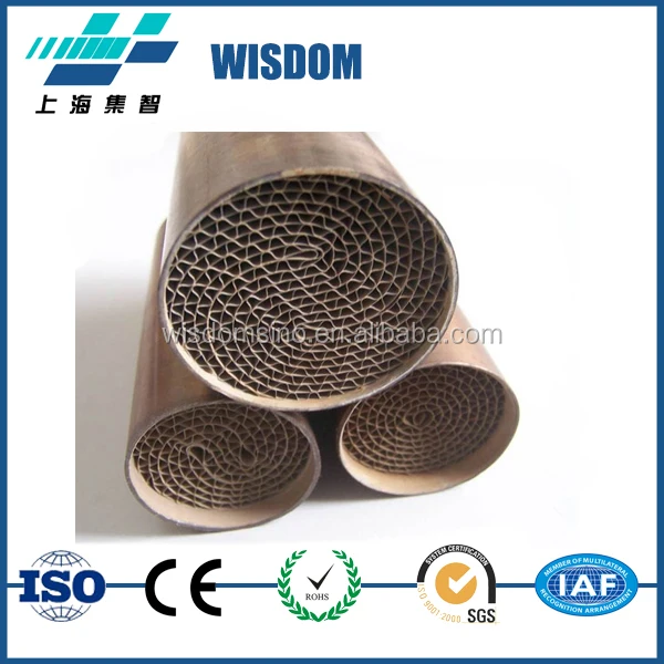 Housing metallic monolith catalyst for sport car