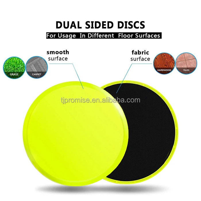 Core Slider Gliding Discs and 5 Resistance Loop Bands Set With Ball Bearing Jump Rope
