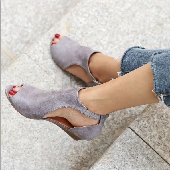 Up-0089C популярные женские зимние сапоги; Туфли на танкетке; Босоножки с открытым носком; Обувь для