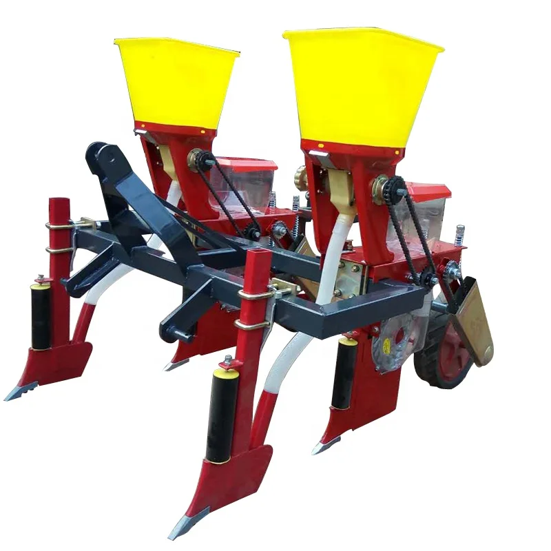 Farm equipment corn seeder and fertilizer machine