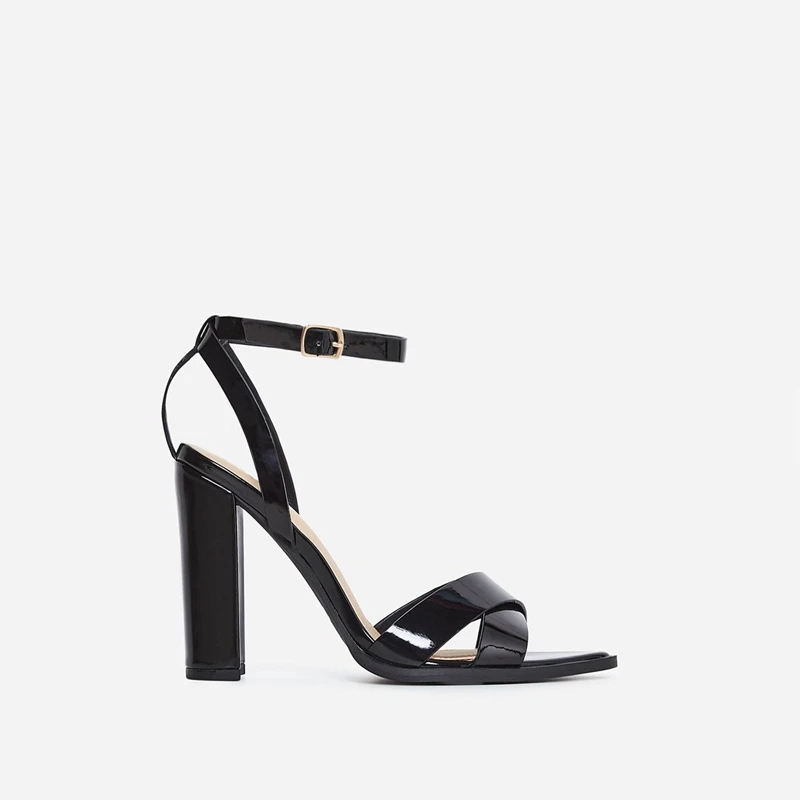 Genuine leather Italian luxury shoes party women high heel sandals