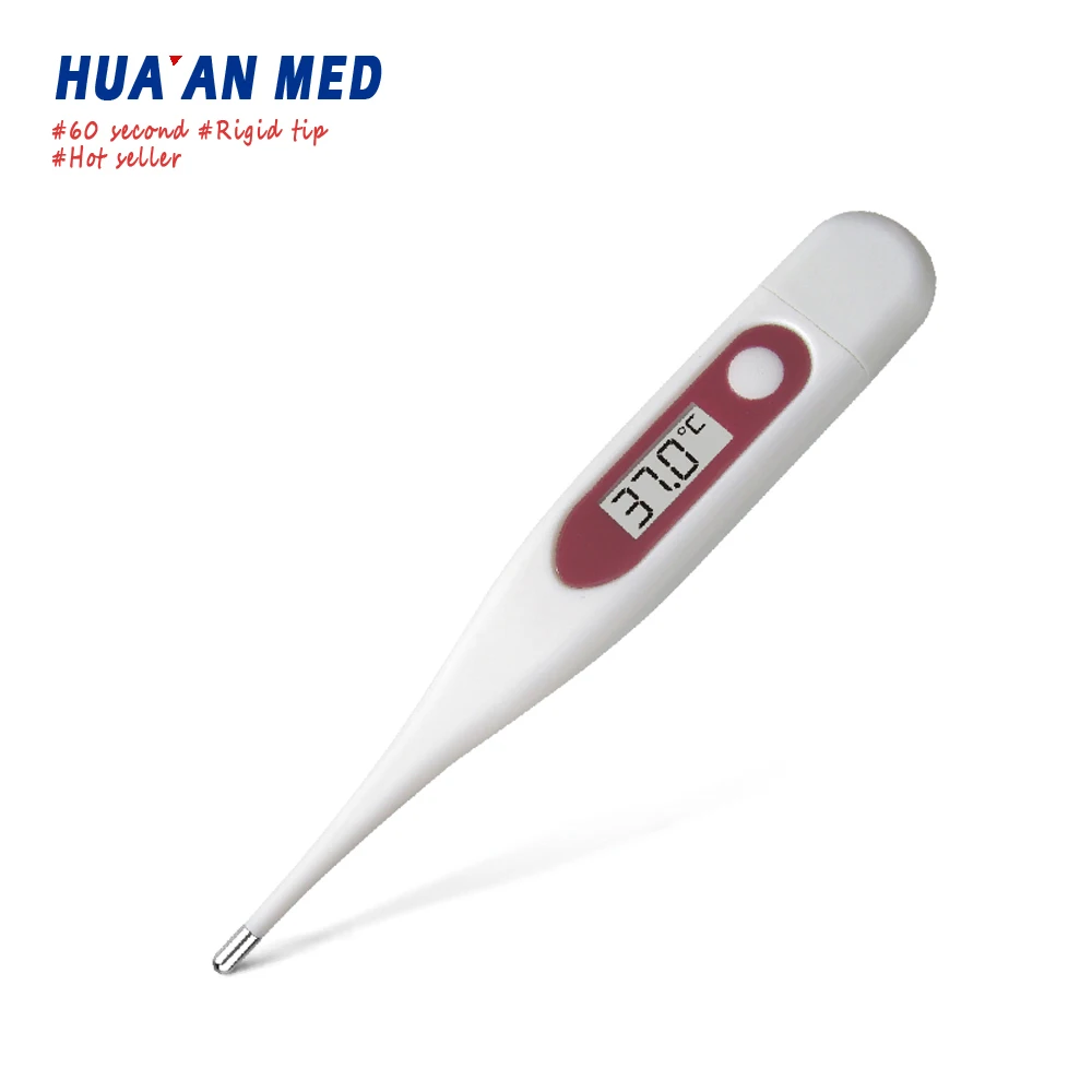 HUA'AN MED Digital Baby Thermometer Manufacturer Clinical Oral Rigid Tip CE Body Temperature Measurements