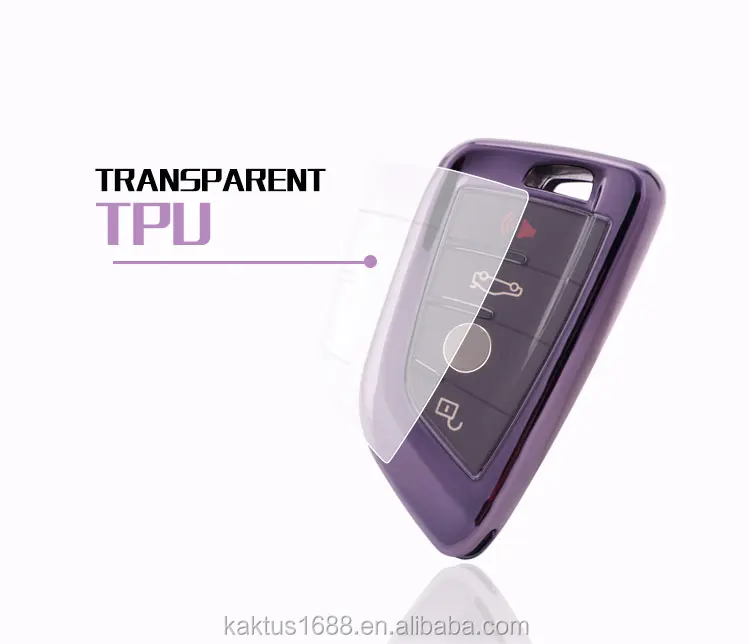 For BMW 5\7 series X1\2\3\4\5\6\7 6 series GT Car Key Case TPU protect Cover Carkey shell