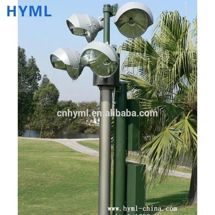 
HYML telescopic mast and Musco Lighting 