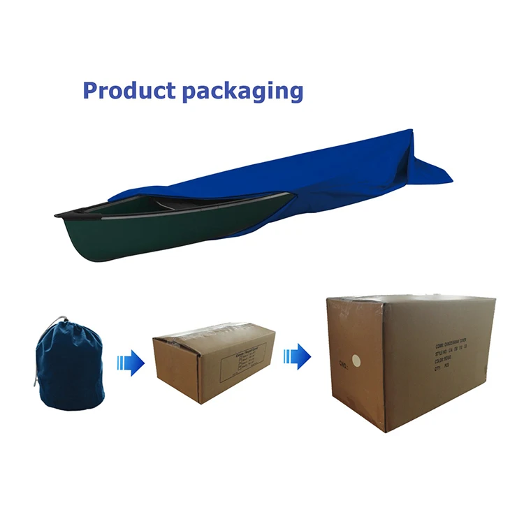 HOMFUL Heavy duty canoe boat cover waterproof kayak boat cover