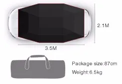 
Patent holder Lanmodo Silver Semi-Auto Car Sunshade for SUV Mobile Advertising Car Sun Shade 