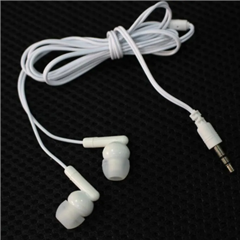 Wholesale kids bulk cheap earphone 3.5mm in ear headphones silicone ear tip earbuds