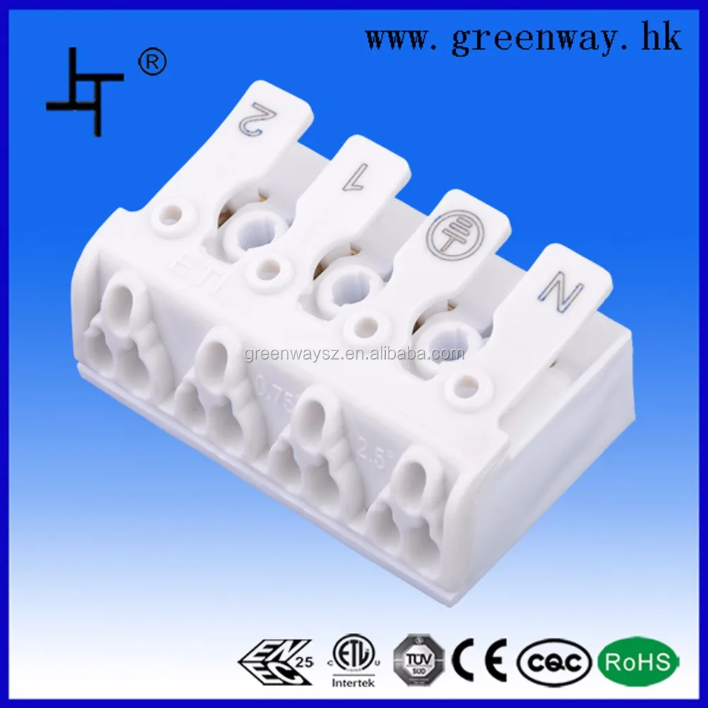 16A 450V T110 4-контактный соединитель трубы 863 проводки