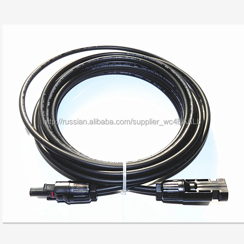Wholesale 10 pcs. = lot of solar cable 6.0mm2 (10AWG) 4 meters (13.12 feet) solar