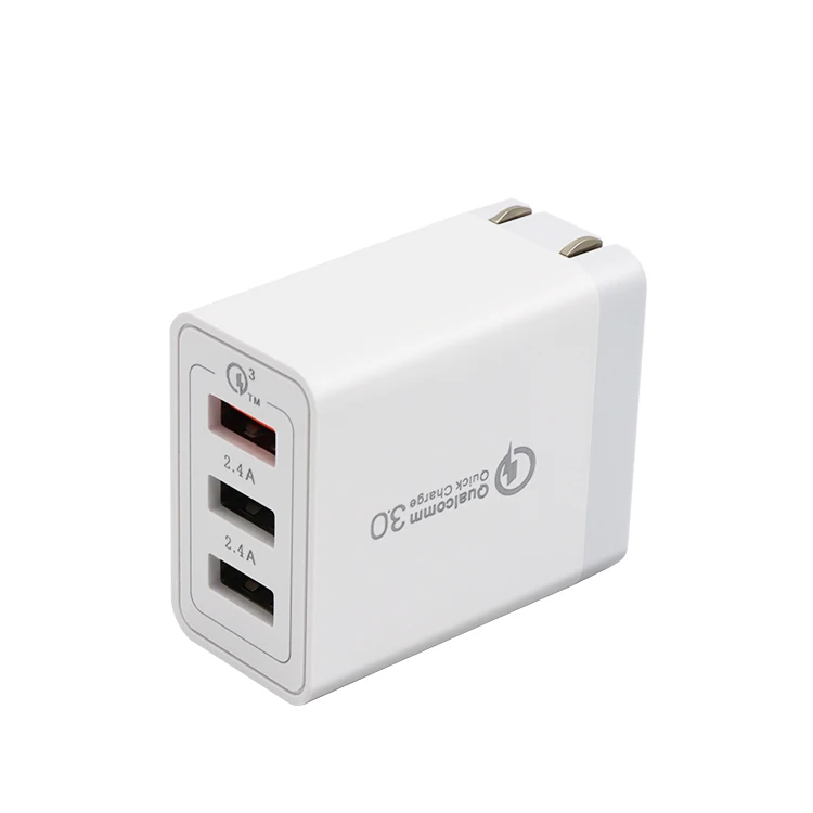 
US EU UK AU QC3.0 wall charger 1 port 2 port 3 port chargers for phone 