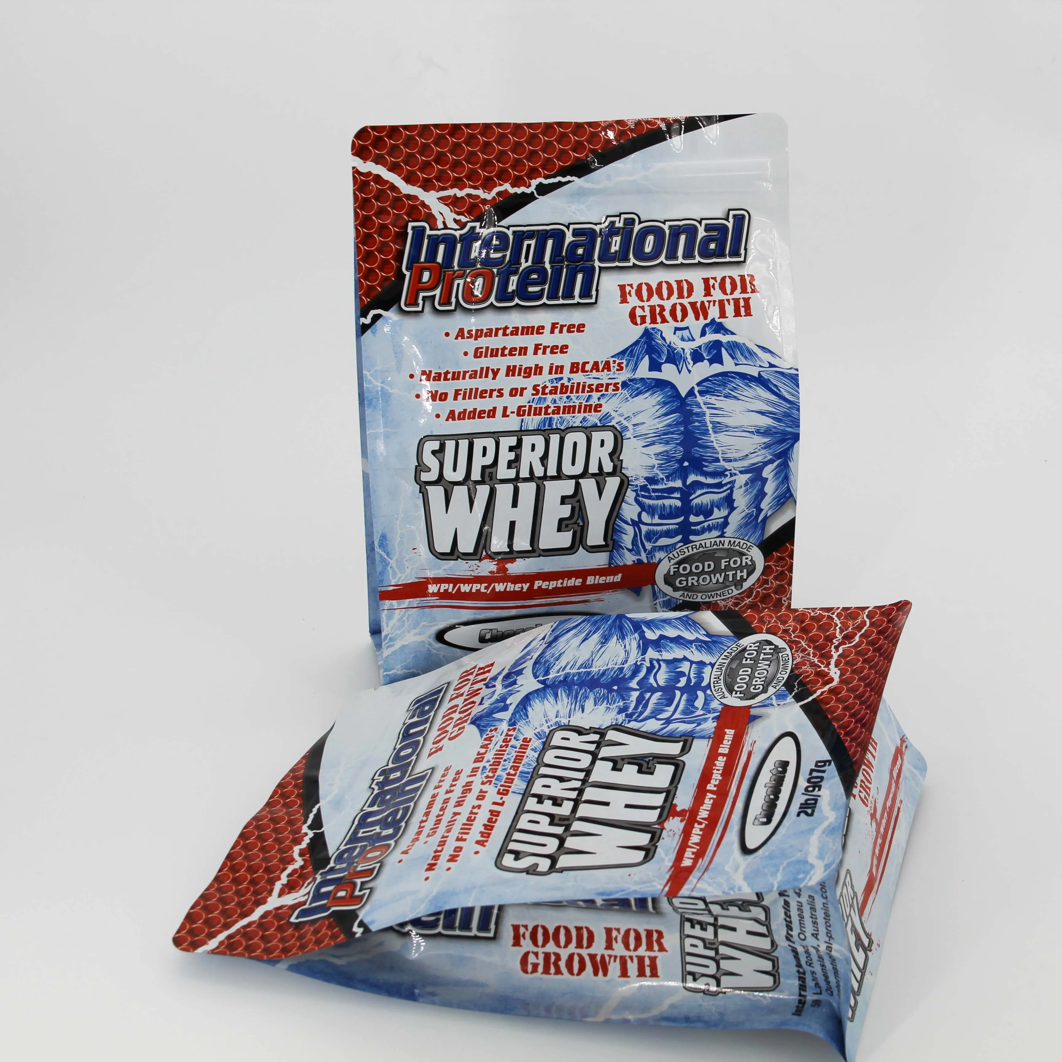 High quality doy pack aluminum foil pouch packaging reusable ziplock food vacuum bag