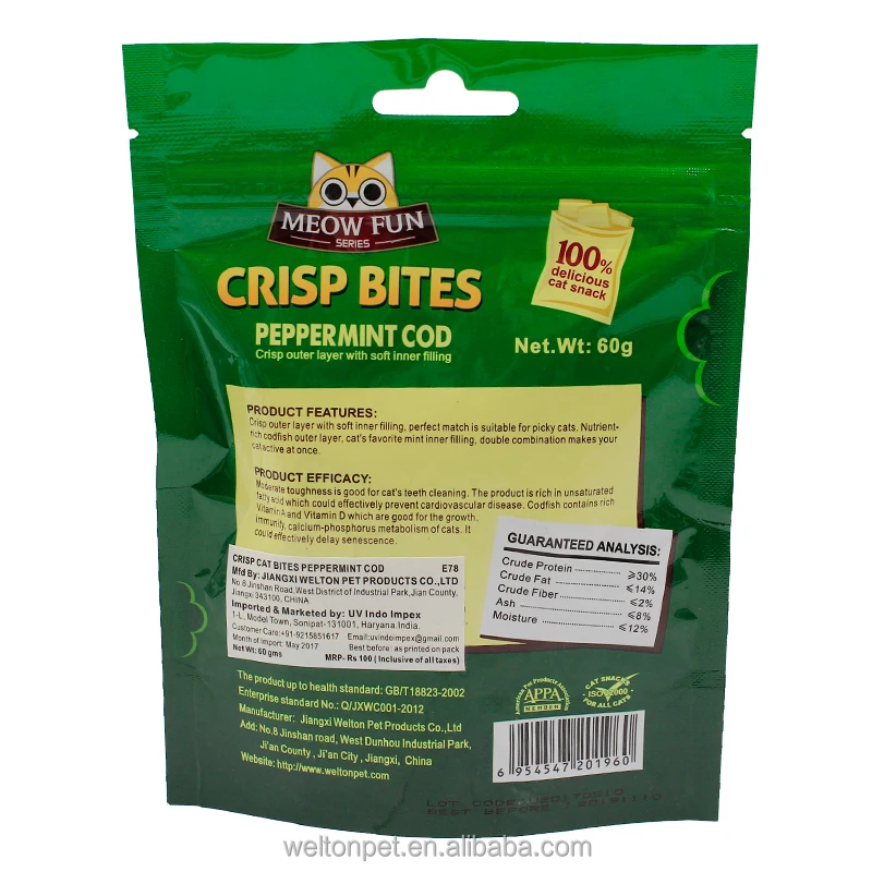 Manufacturer wholesale best quality customized fashion halal cat food