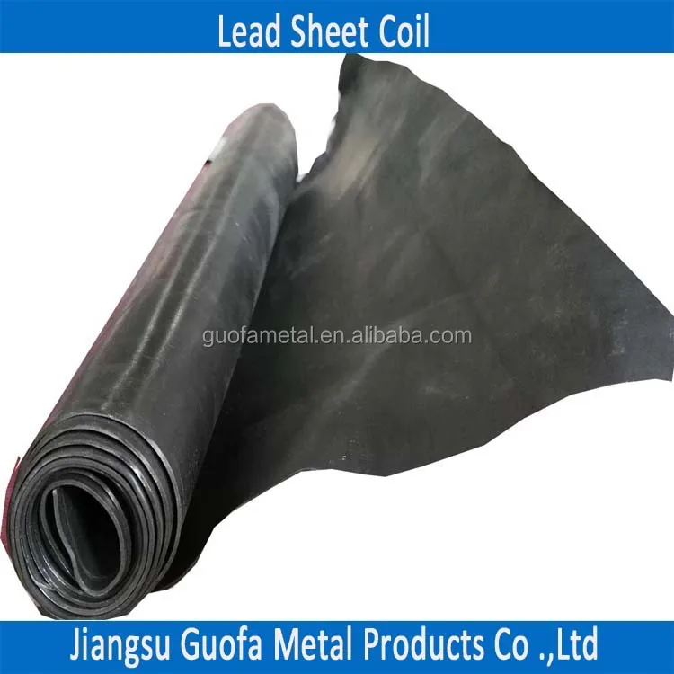 Толстая свинцово-кислотная пластина высокой чистоты для рентгеновских помещений, 1 мм, 2 мм, 99.994%