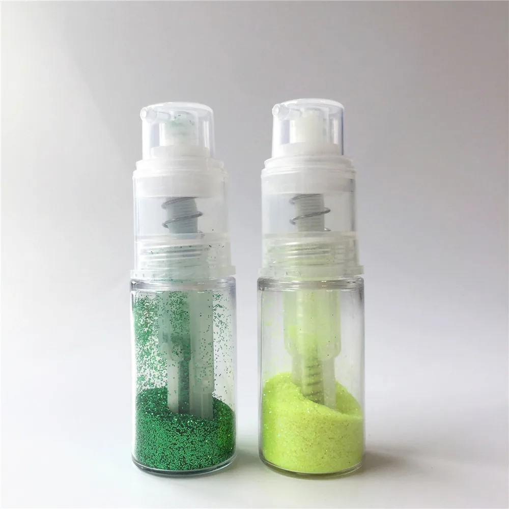 
plastic mini size 14ml lustre spray icing colouring for edible glitter powder spray bottle 
