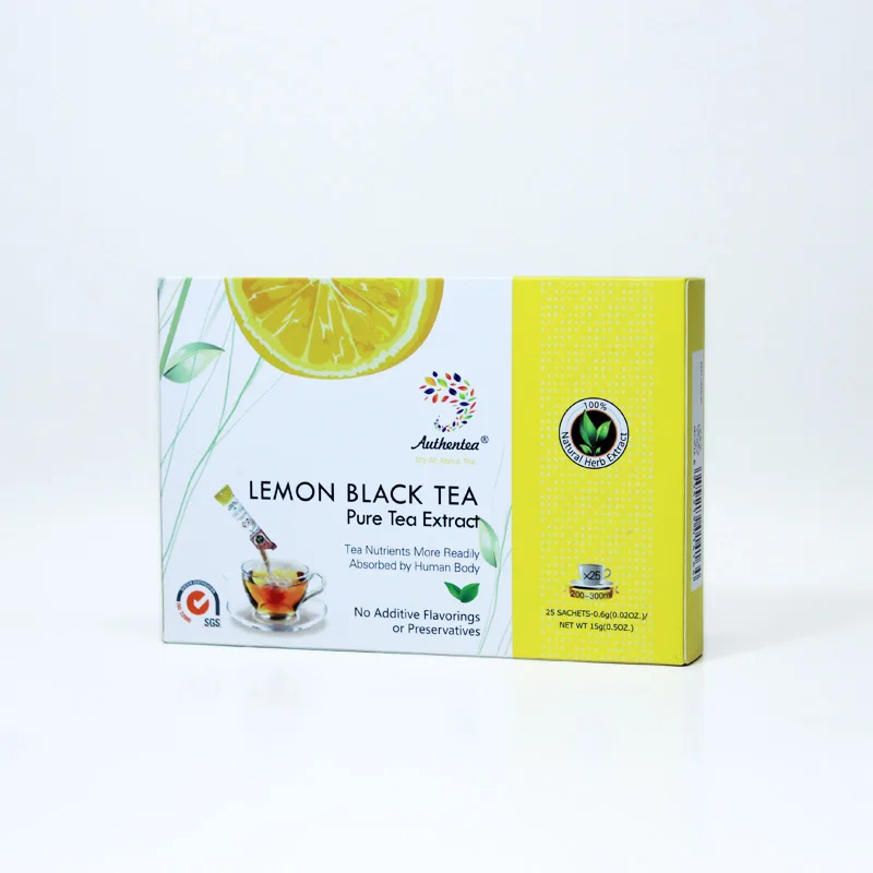 Новые и свежие черные чайные основы, мгновенный лимонный чай в порошке