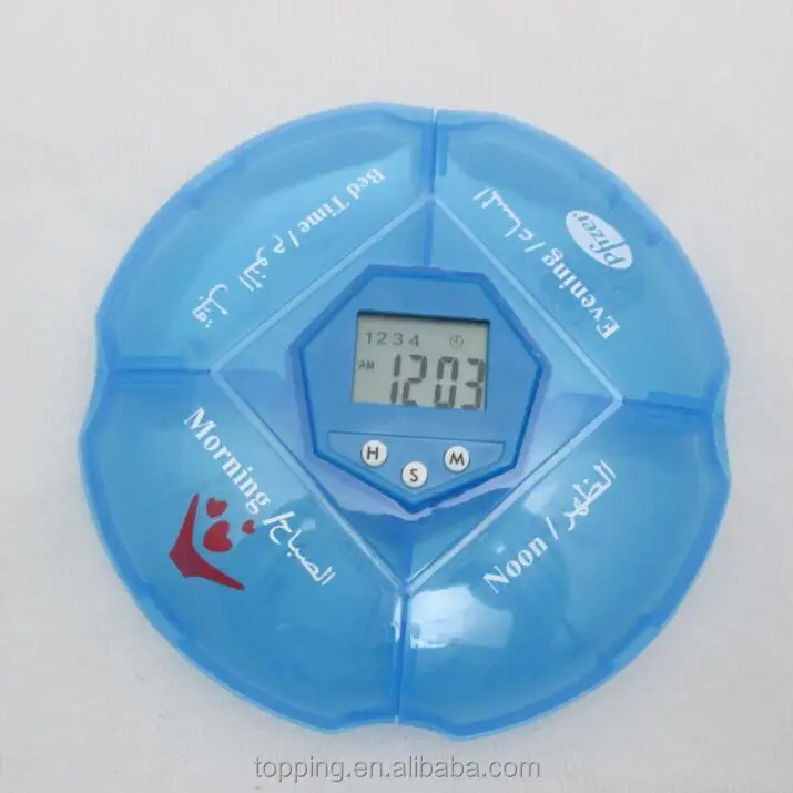 Vibration and Voice record pill box reminder record your message to be reminder alarm