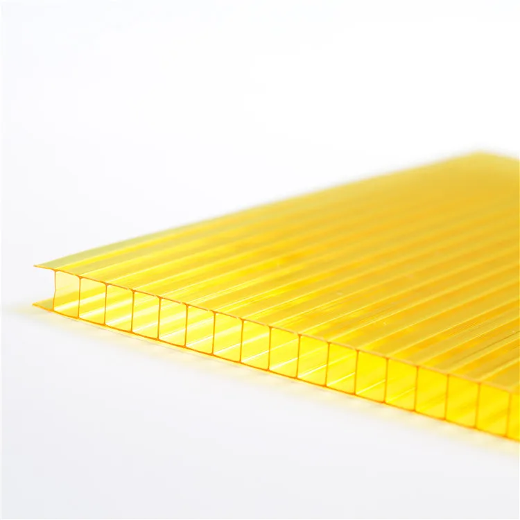 8 мм, низкая цена, двойной пластиковый полый поликарбонатный лист для теплицы