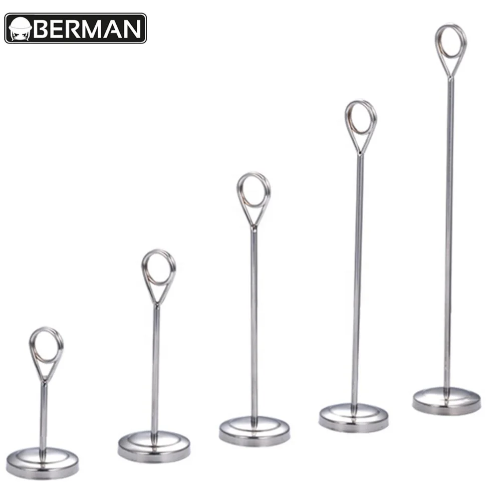 Metal restaurant table number holders , High quality wedding table number stands