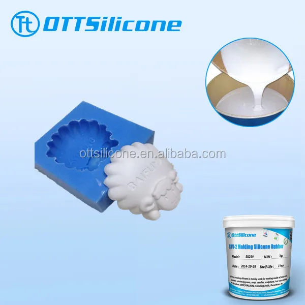 Liquid Raw Material of Silicone Molds for Concrete Mold Making Silicone Rubber Compound RTV 2 Silicone