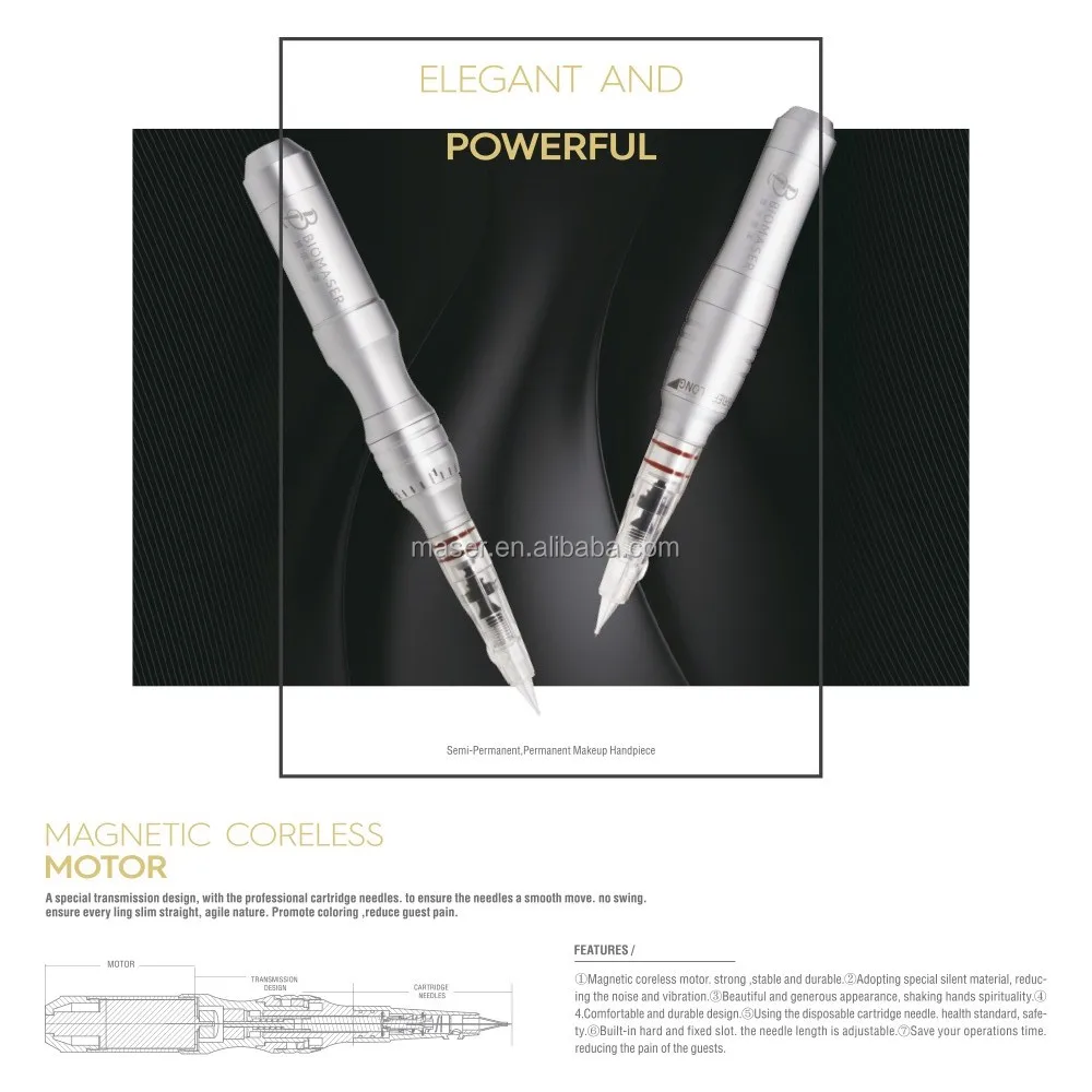 Biomaser private label touch screen tattoo machine permanent makeup machine