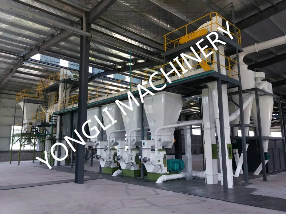5 t/h wood pellet mill making machine CE wood pellet machine wood pelletizer