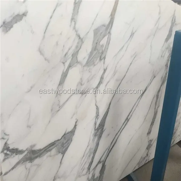 
Polished Surface Finishing Calcutta White Marble 