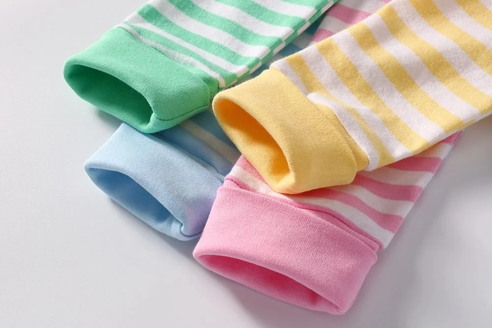 
Factory custom Wholesale Autumn Winter Applique Patch Super Soft Organic Cotton Long Pants for Baby 