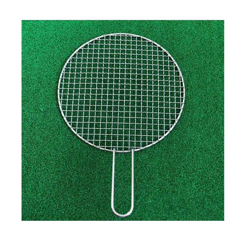 Customized stainless steel / copper  round wire BBQ grill mesh net tray