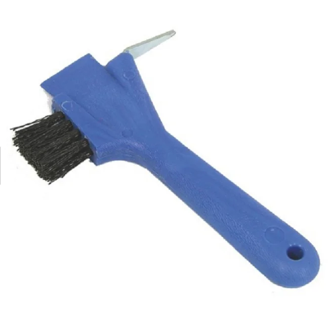 plastic horse hoof pick brush/horse cleaning/equestrian