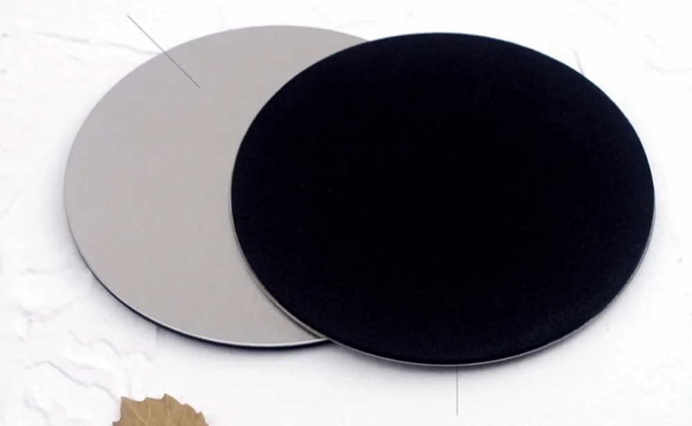 Low Price Hot Sale Custom Metal Coaster for Coffee Cup Blank Metal Coaster Set