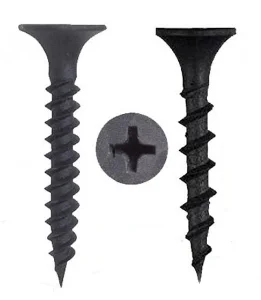 
C1022A fine thread bugle head black cheap drywall gypsum board self-tapping screw 