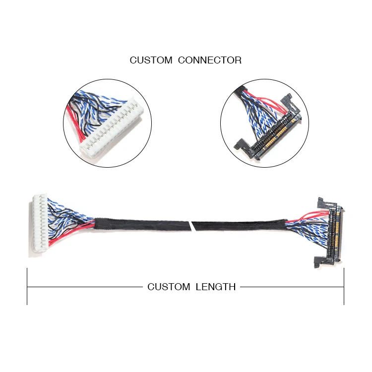 Sino Media 60Pin Lvds Ttl 4 41 51 Pin Lcd Connector Lvds Cable To Vga Converter Board Android Lvds Interface For Bmw