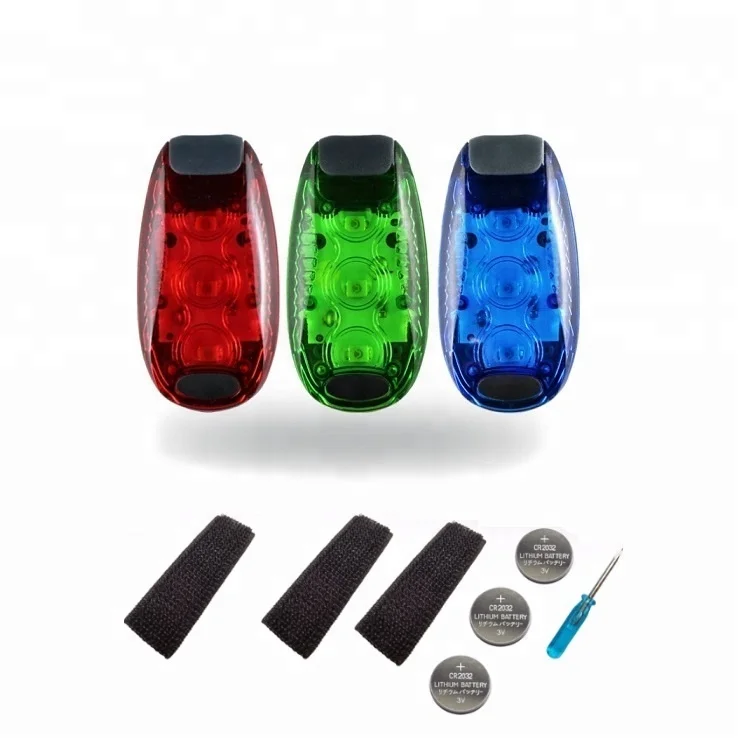 Fitness Campaign Sport LED light Cycling Bike Running Warning Clip Led Safety Light