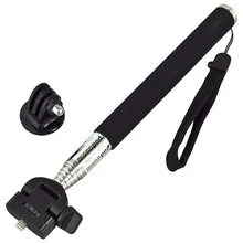 Gopro Accessories Extendable Handheld Stick Telescopic Monopod Mount Adapter Tripod for Hero 4 3+ SJ4000 5000 6000 xiaomi yiGP55