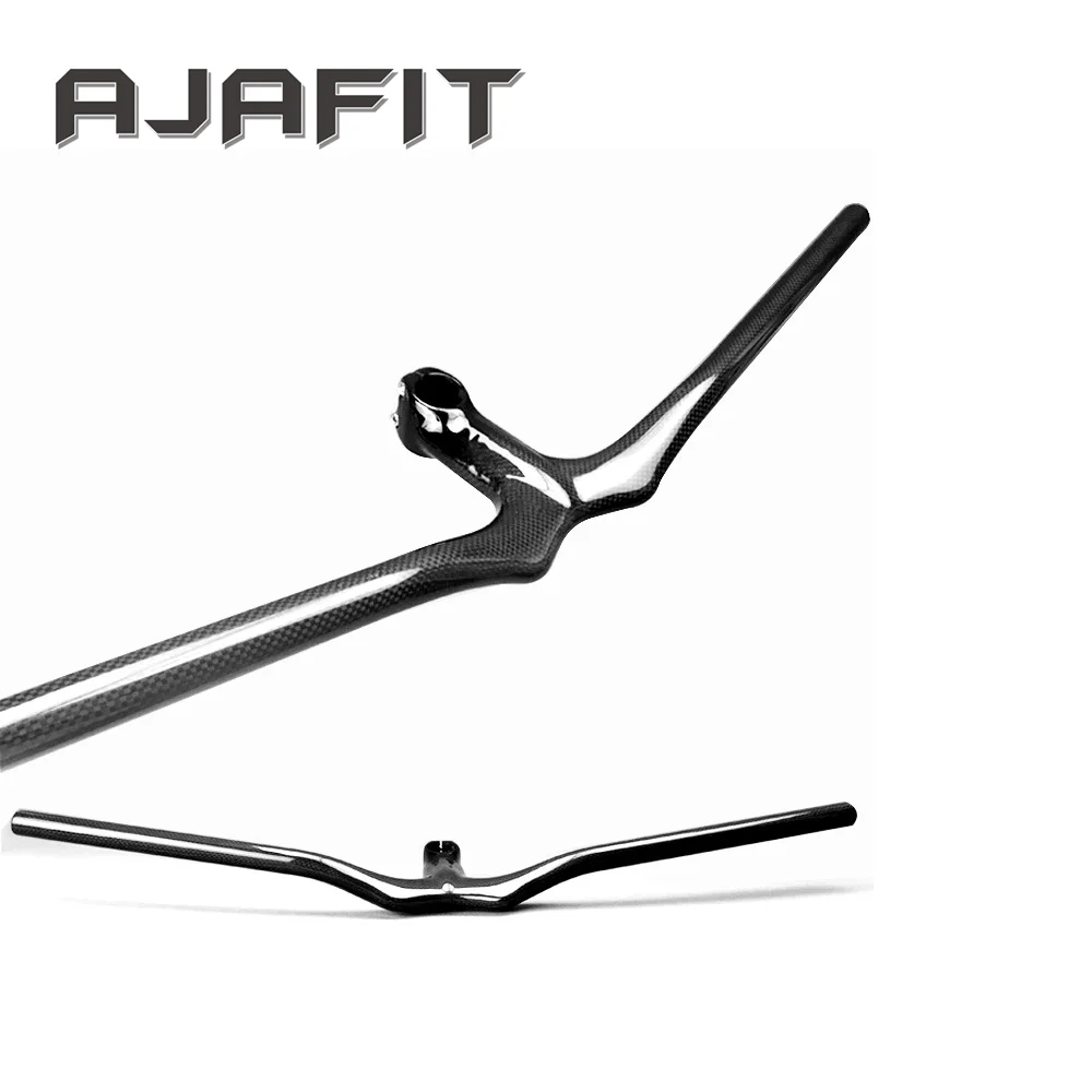 Mountain Bike Bicycle Aluminum Bar Cycling Road Carbon Fiber Low Riser Handle bar