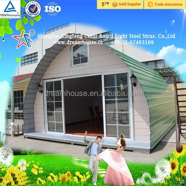 uruguay prefabricated residential houses/export glass wool houses prefab house dome design