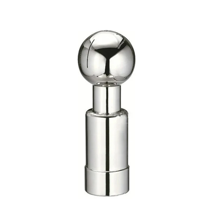 New Stainless Steel Rotary Spray Ball with NPT Female Connection 360 Degree Pattern Ultrasonic Transducer CIP Tank Cleaning Ball
