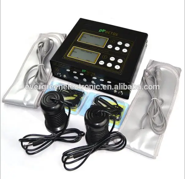 hot selling customized ion cleanse foot bath spa detox machine body detox spa dual body toxin removal machine with great price