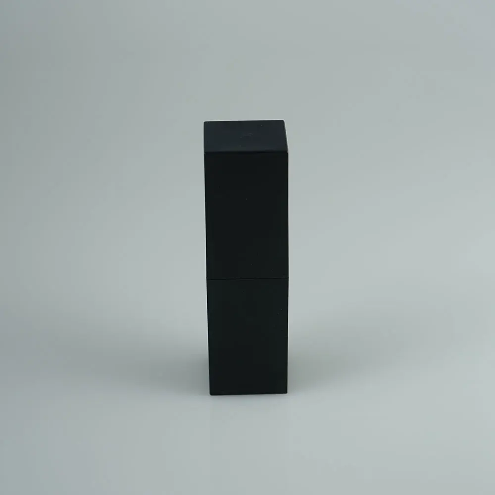 Trade assurance black 5g square lipstick tube / matte lipstick container /  lip balm tube
