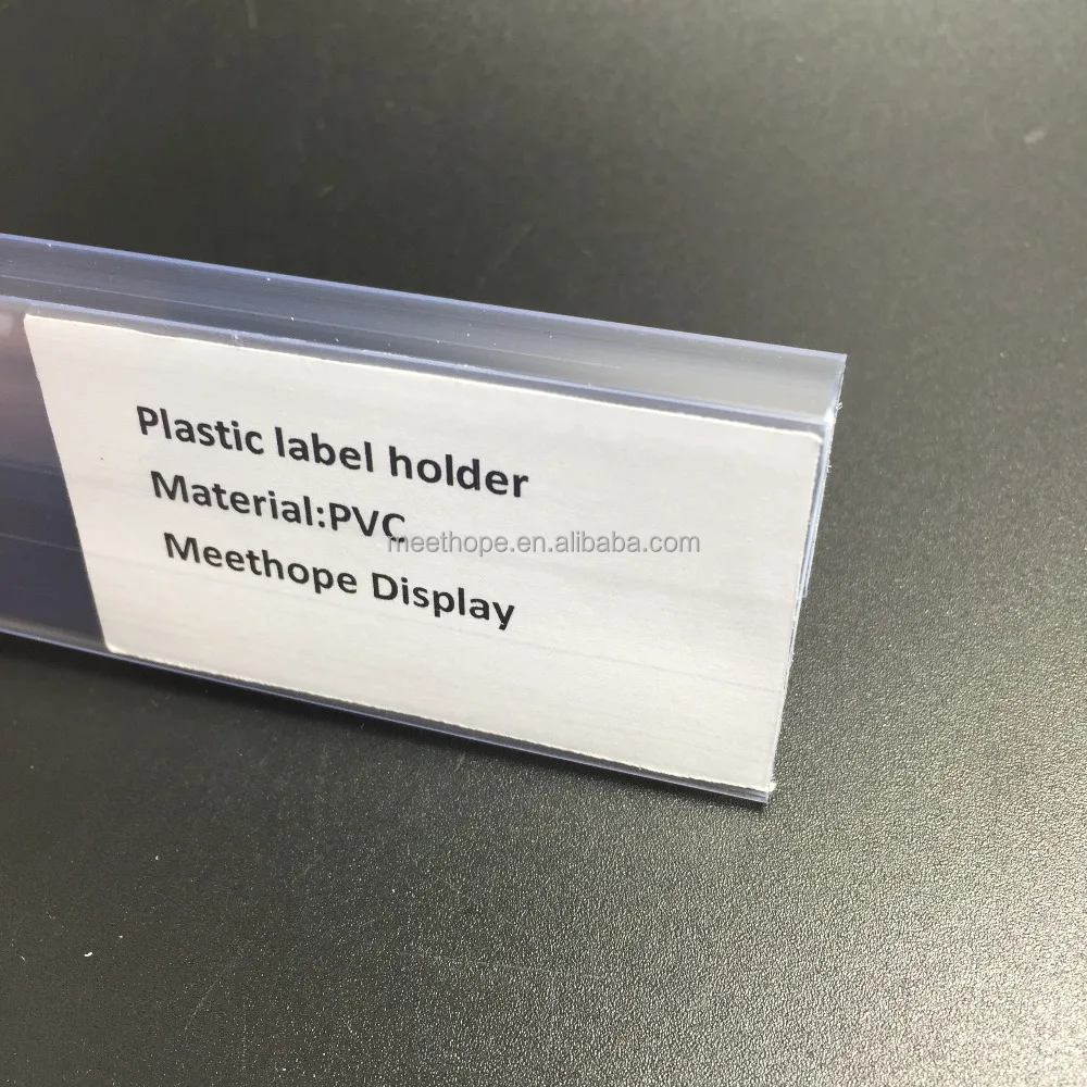 supermarket shelf price holder plastic label/tag/data price clip strip