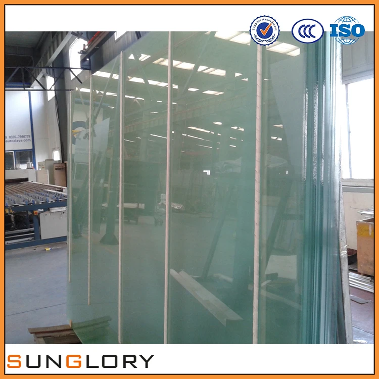 Soundproof Laminating pvb film Building Glass laminated glass noise reduction