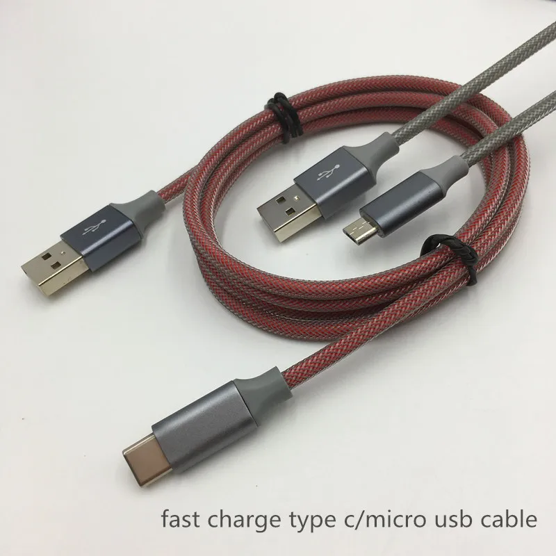 Шэньчжэнь завод usb Плетеный Рыбалка сетевой кабель экранированный USB типа C