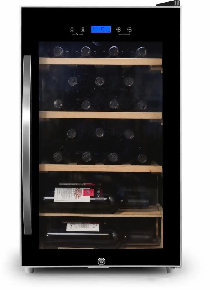 JC-75 25 bottles glass door wine fridge