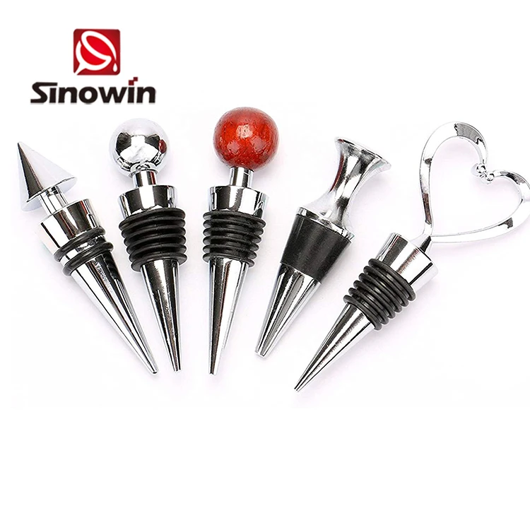 Round Ball Wine Bottle Stoppers Stainless Steel Stoppers Favors Christmas Decorative Wine Stopper