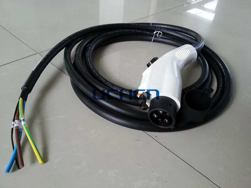 Sae J1772 е . в . для подключения зарядного устройства аккумулятора / SAEJ1772 разъем / J1772 50 А разъем v3-dss-50p