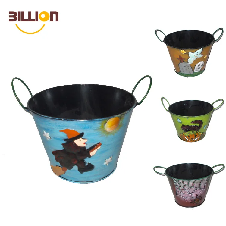 Сад Би цветок кашпо Металл ведра декоративные