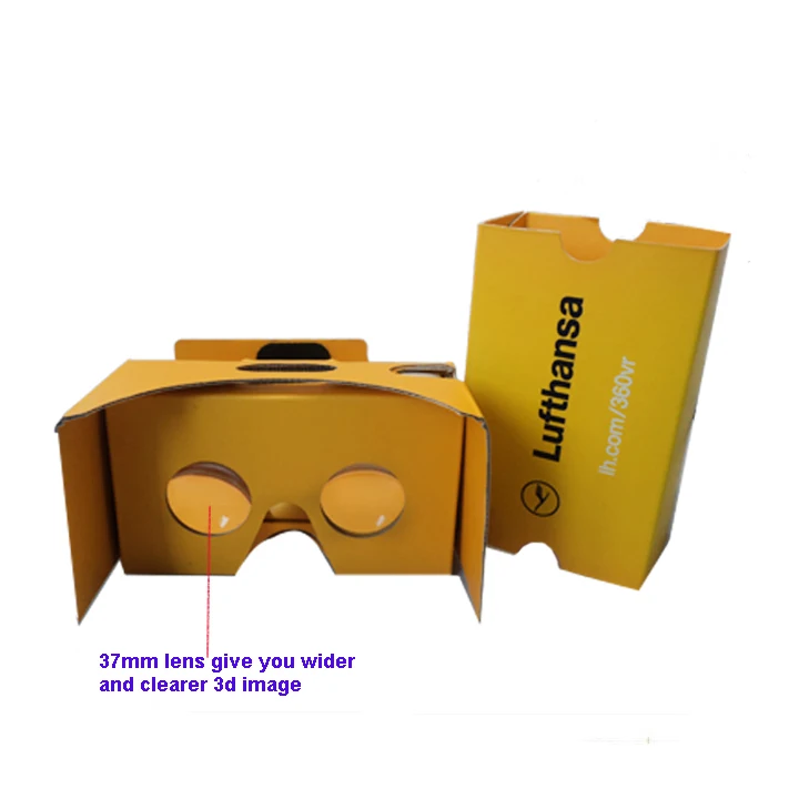 2021 Custom VR viewer virtual reality cardboard vr 3d glasses vr headset