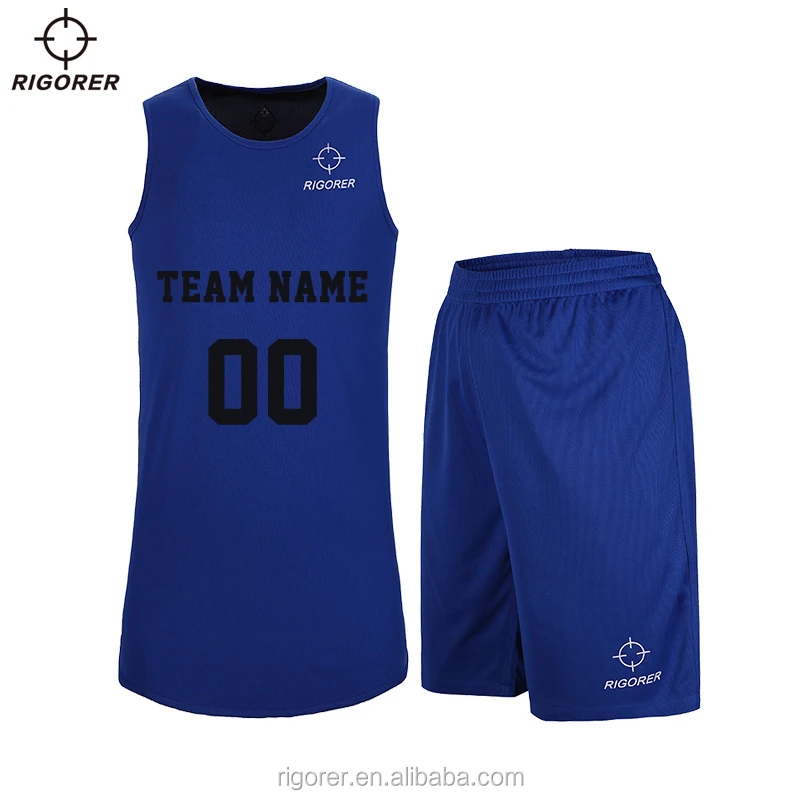 Basketball Reversible Jersey Uniforms by 2 Sides Wear Customized College Basketball Jersey