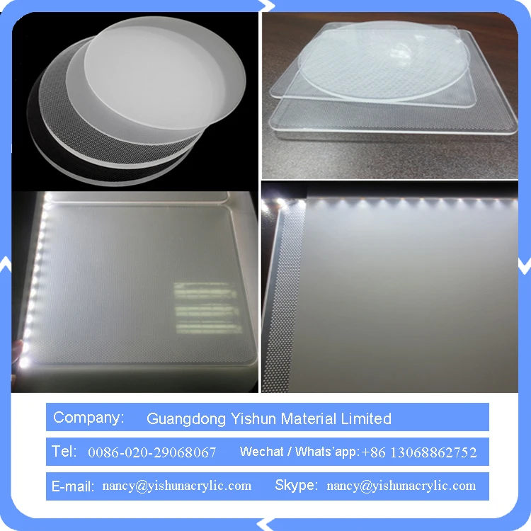 high quality 2mm 3mm 4mm 5mm 6mm 8mm pmma acrylic led  light guide panel  lgp